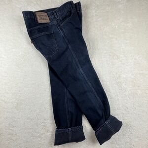 Vintage 80's 90's "Big E" Orange Tab Levi's 606 Mens Jeans 36X34 Made in USA